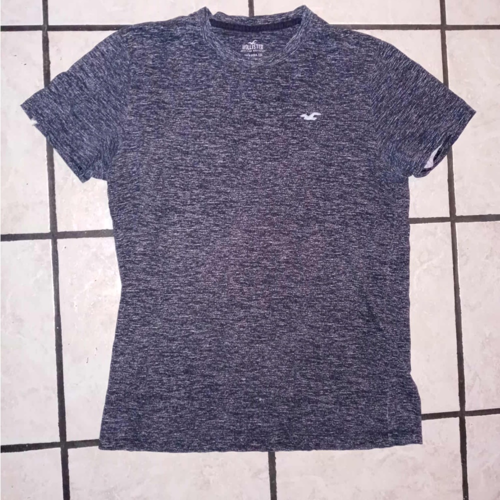 Hollister Navy Marled Tee